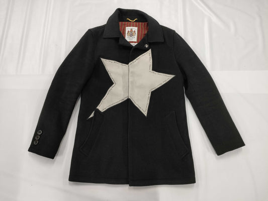 Education Star Motif Coat Coat