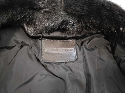 BALLY Lamb Jacket Men's Fur Neck Jacket