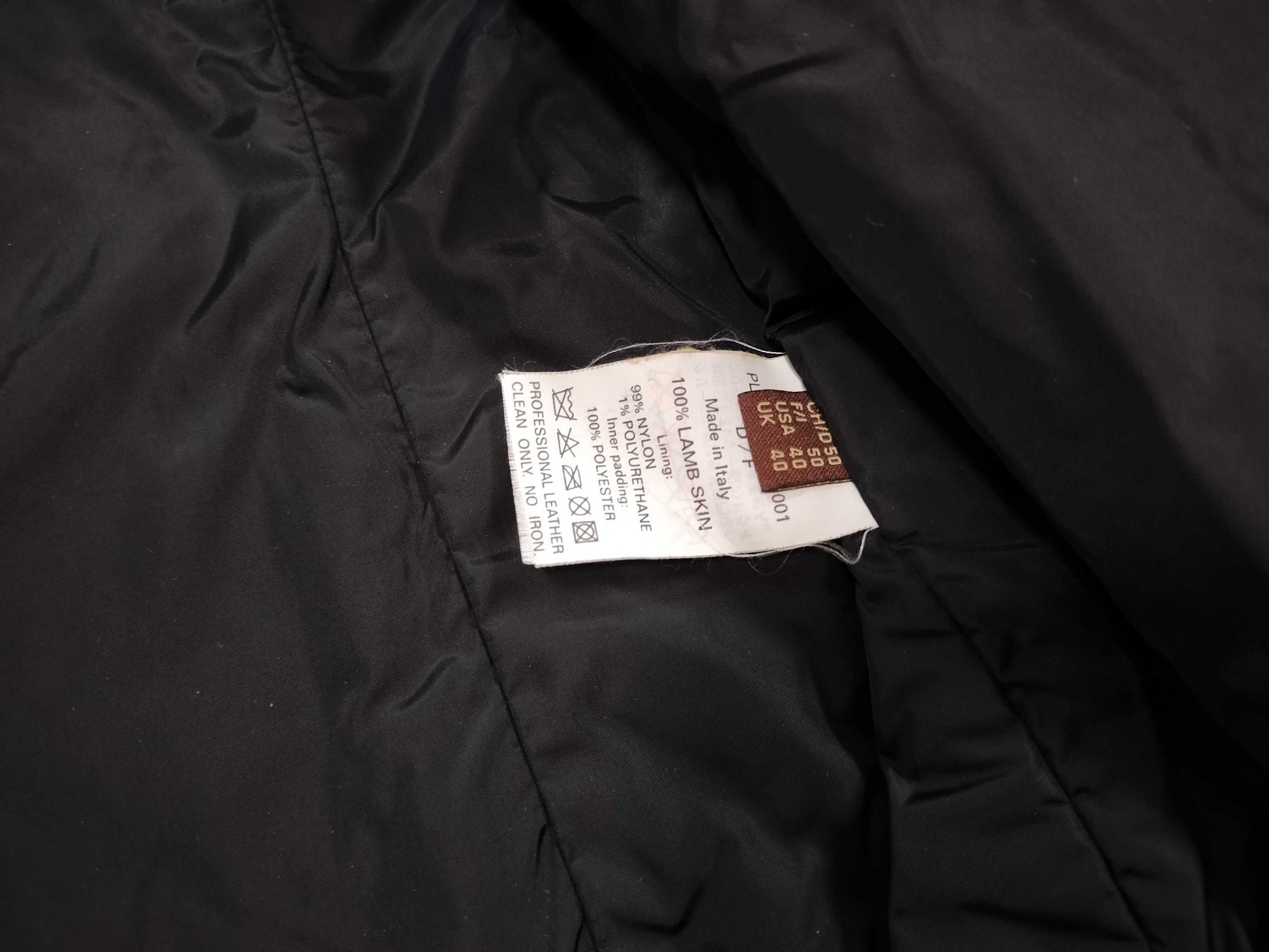 BALLY Lamb Jacket Men's Fur Neck Jacket