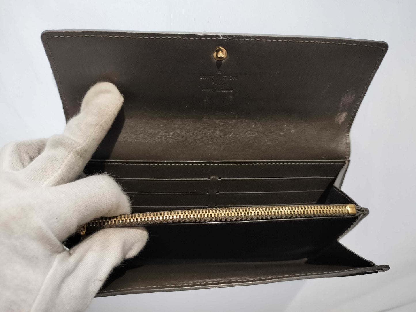 LOUIS VUITTON Vernis Vernis Portefeuille Sarah/2-Piece Wallet Set