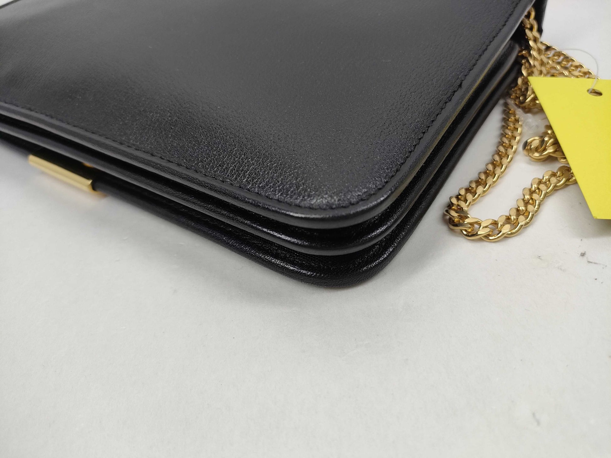 Dior Vintage GD Chain Black Shoulder Bag