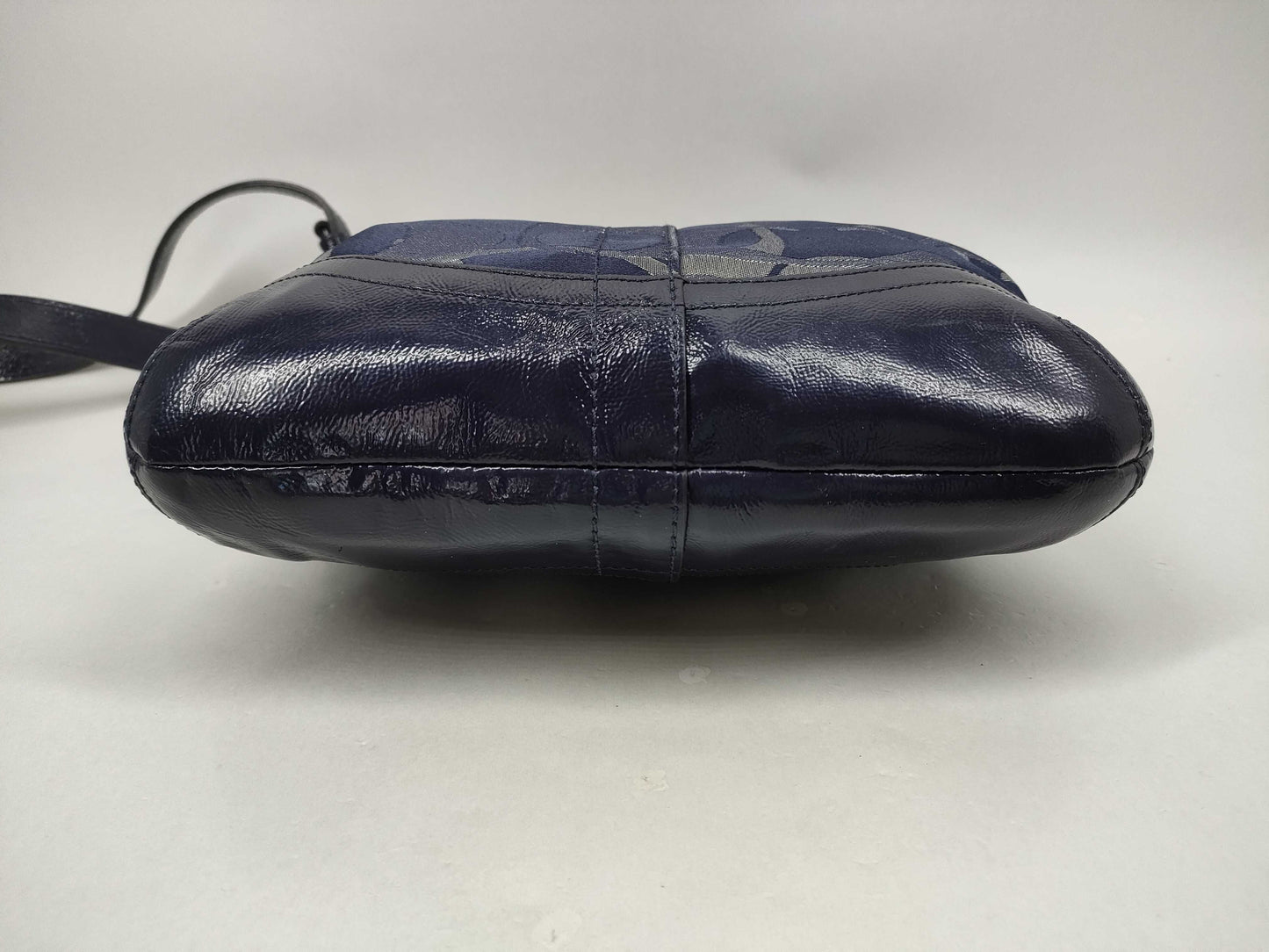 COACH Signature F19820 Optic Signature One Shoulder Canvas Shoulder Bag