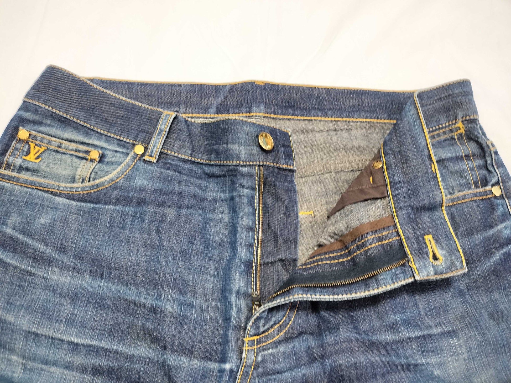 LOUIS VUITTON denim pants pants