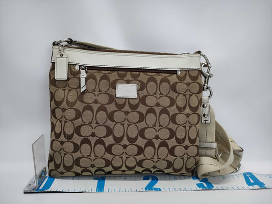 COACH Signature Canvas Shoulder Bag