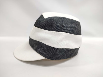 HERMES Striped Cap Other Apparel
