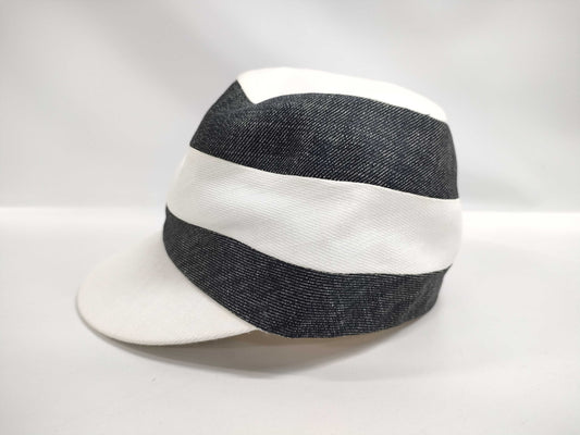 HERMES Striped Cap Other Apparel