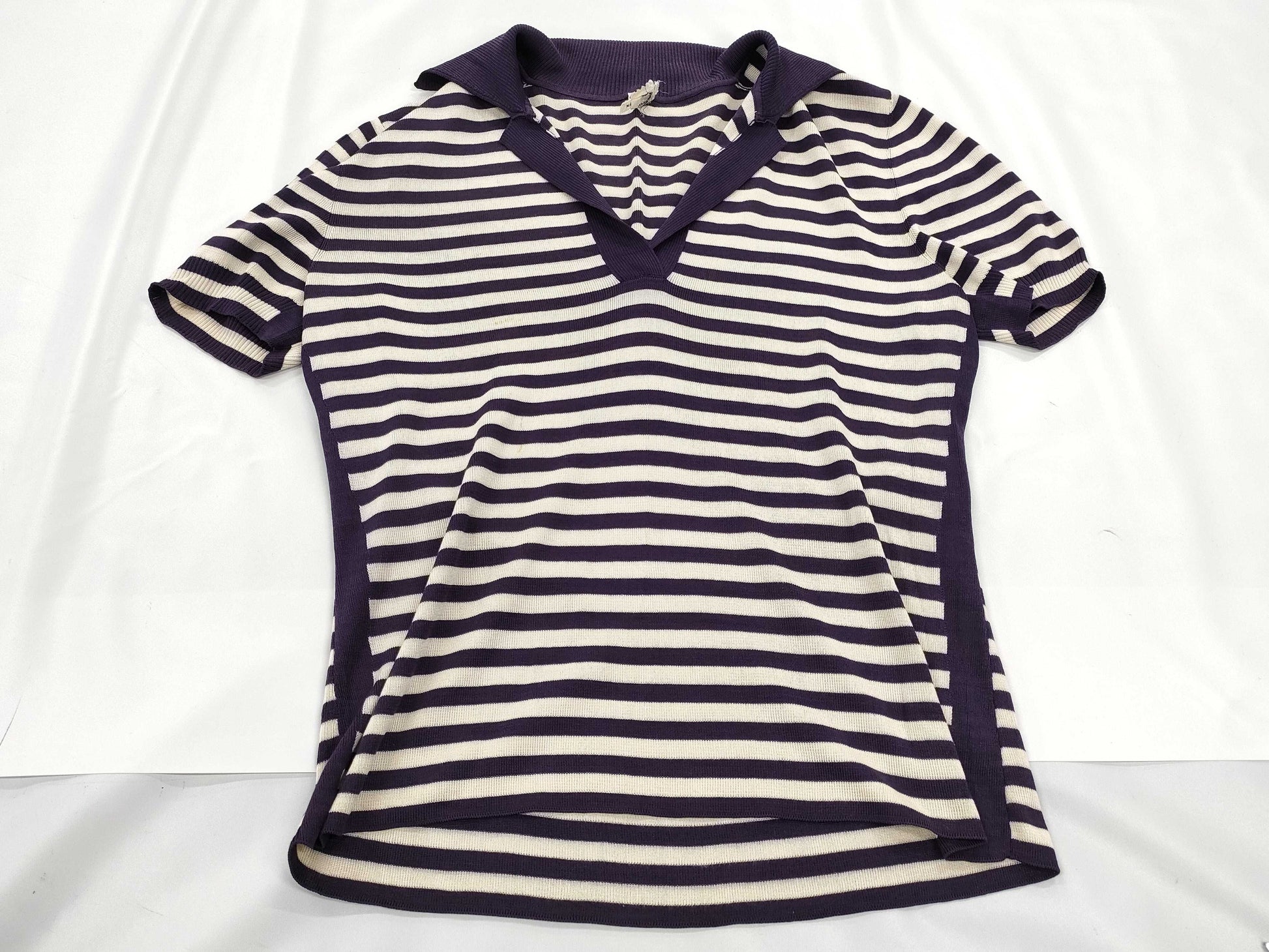 HERMES Striped Shirt Tops
