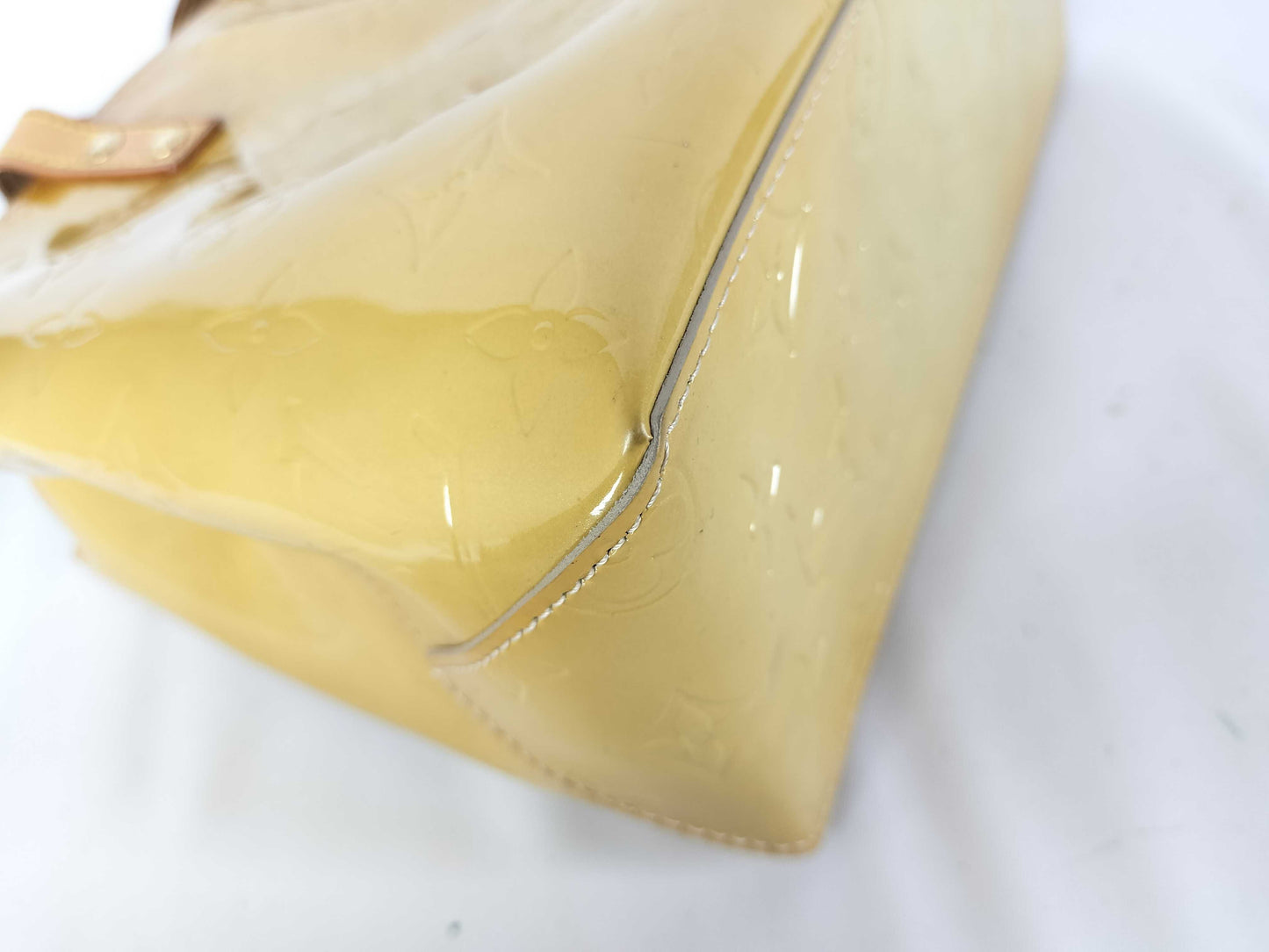 LOUIS VUITTON Vernis Reed PM Handbag