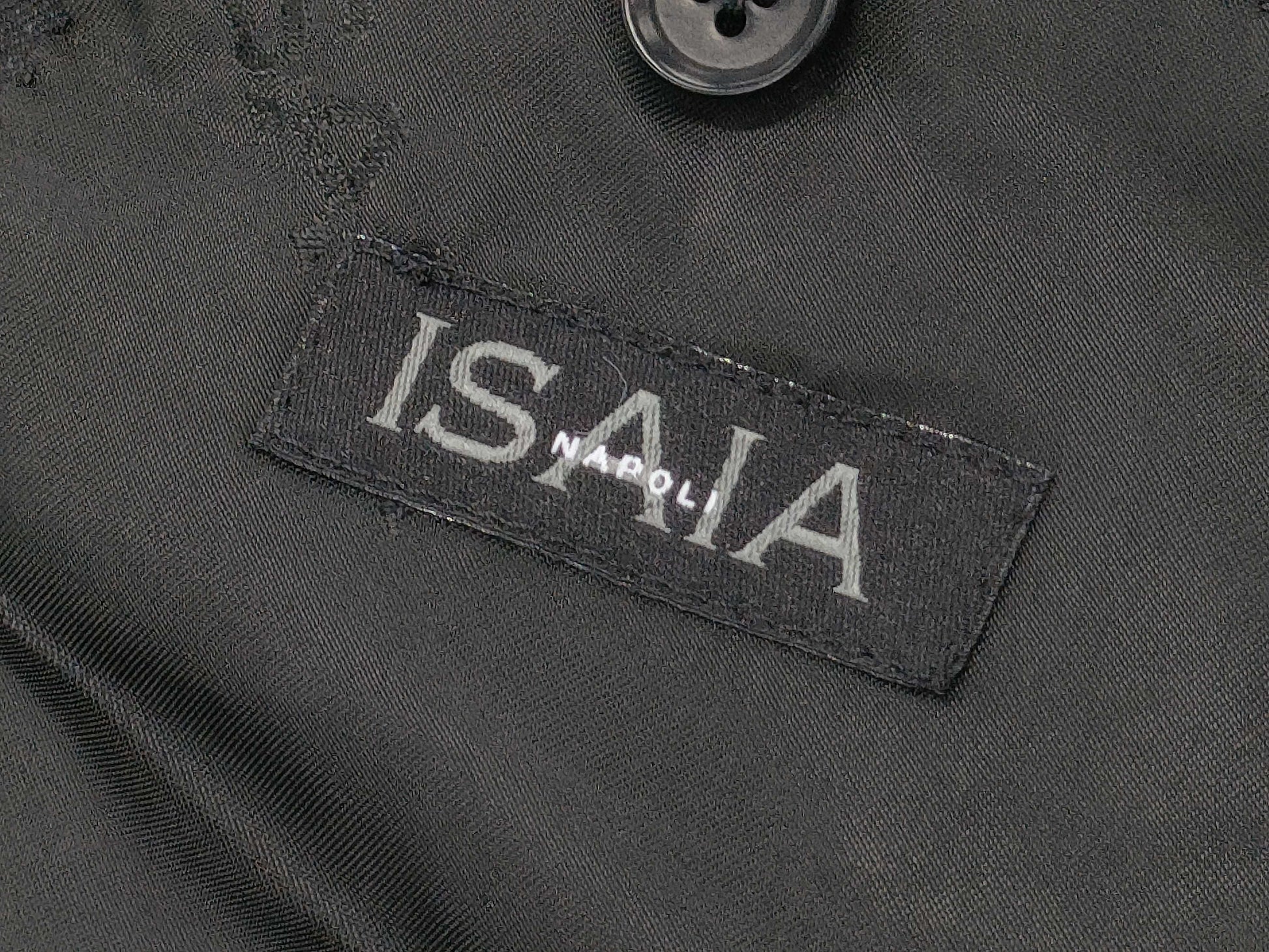 Isaia Suit Set Black Jacket