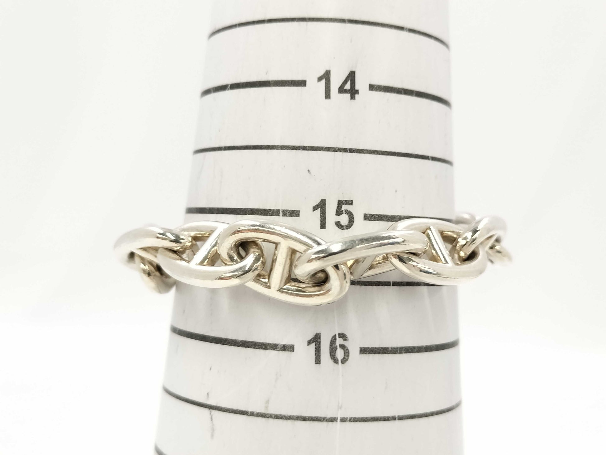 HERMES Chaine GM 13-link SV925 72.9g Bracelet/Bangle