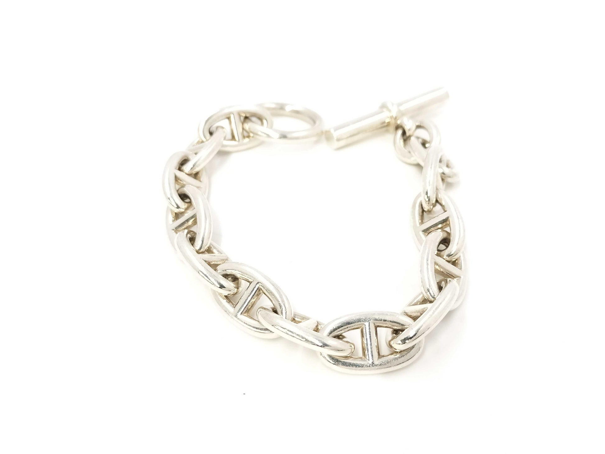 HERMES Chaine GM 13-link SV925 72.9g Bracelet/Bangle