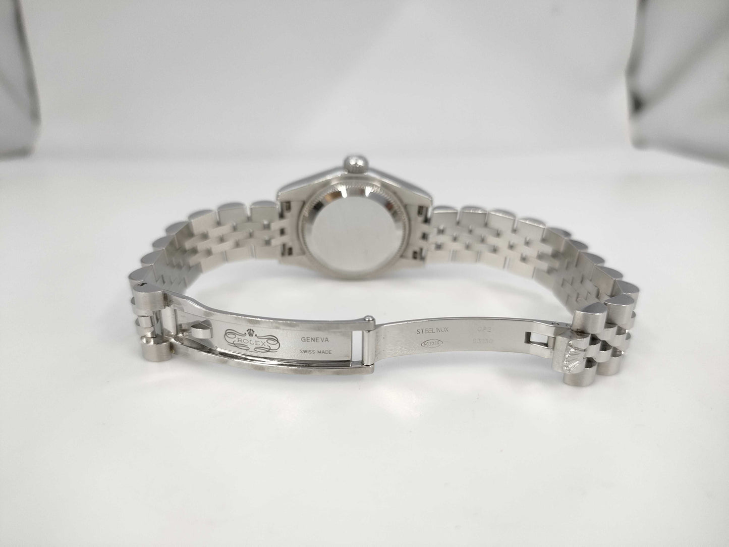 ROLEX 179174 Z314742 Black Sunbeam Women's Watch