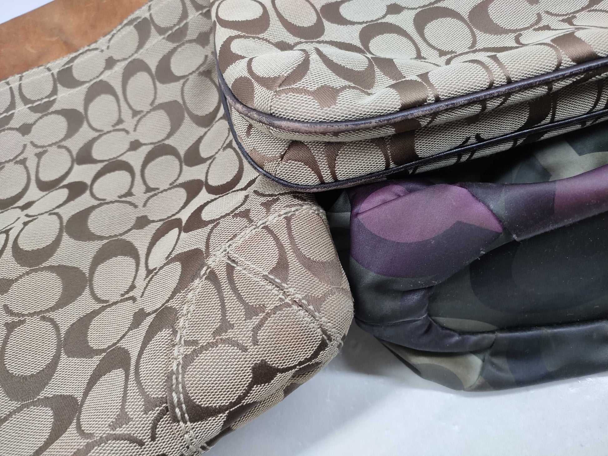 COACH Signature 3 points/f1026-15946/c0871-11436/26602 Shoulder Bag