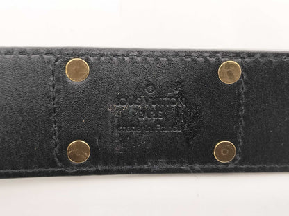 LOUIS VUITTON Enameled Leather Belt