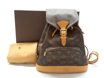 LOUIS VUITTON Monogram M51136 Montsouris MM Backpack with Box