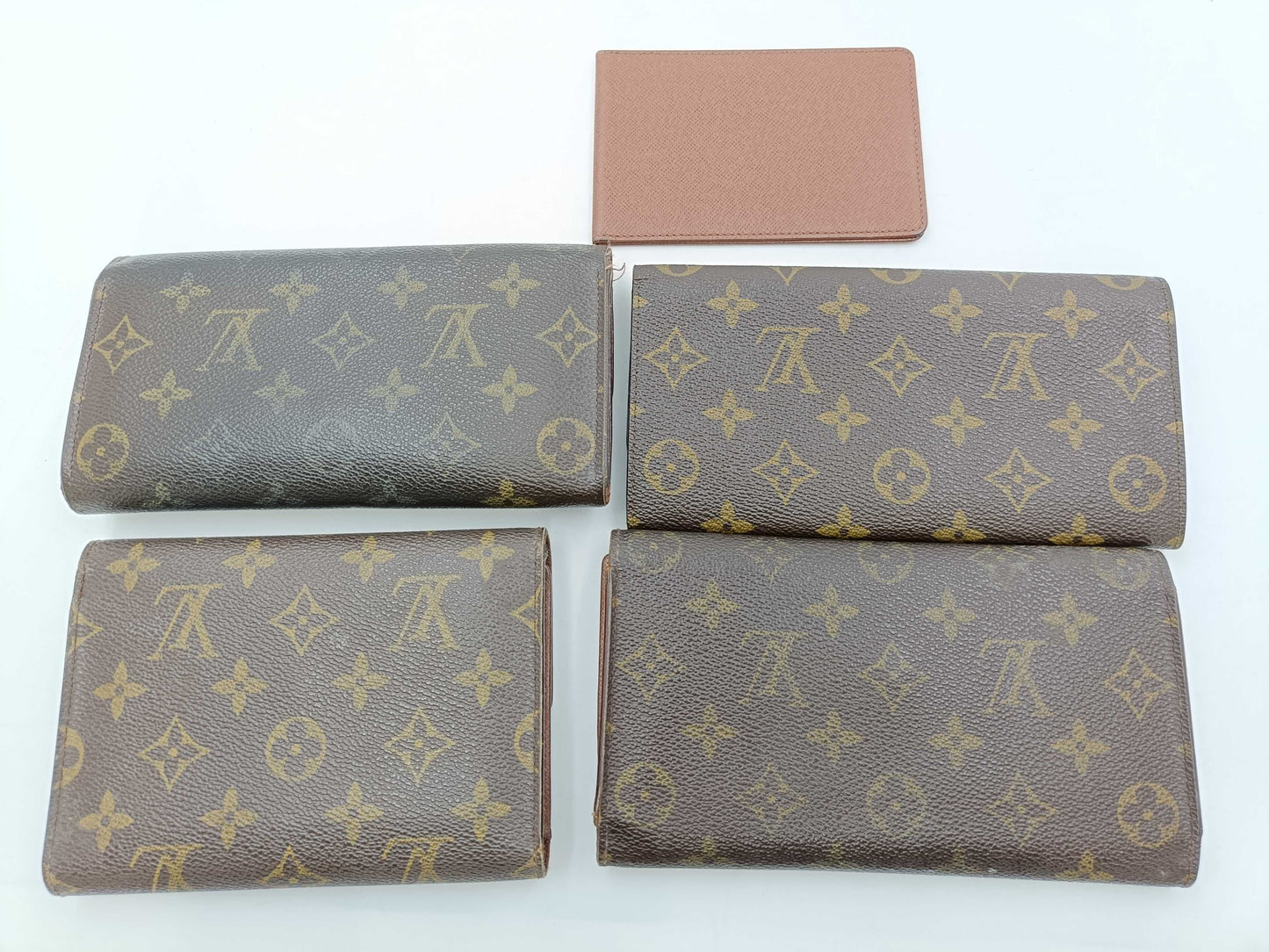 LOUIS VUITTON Monogram Wallet/Pass Case Various *5 pieces Wallet