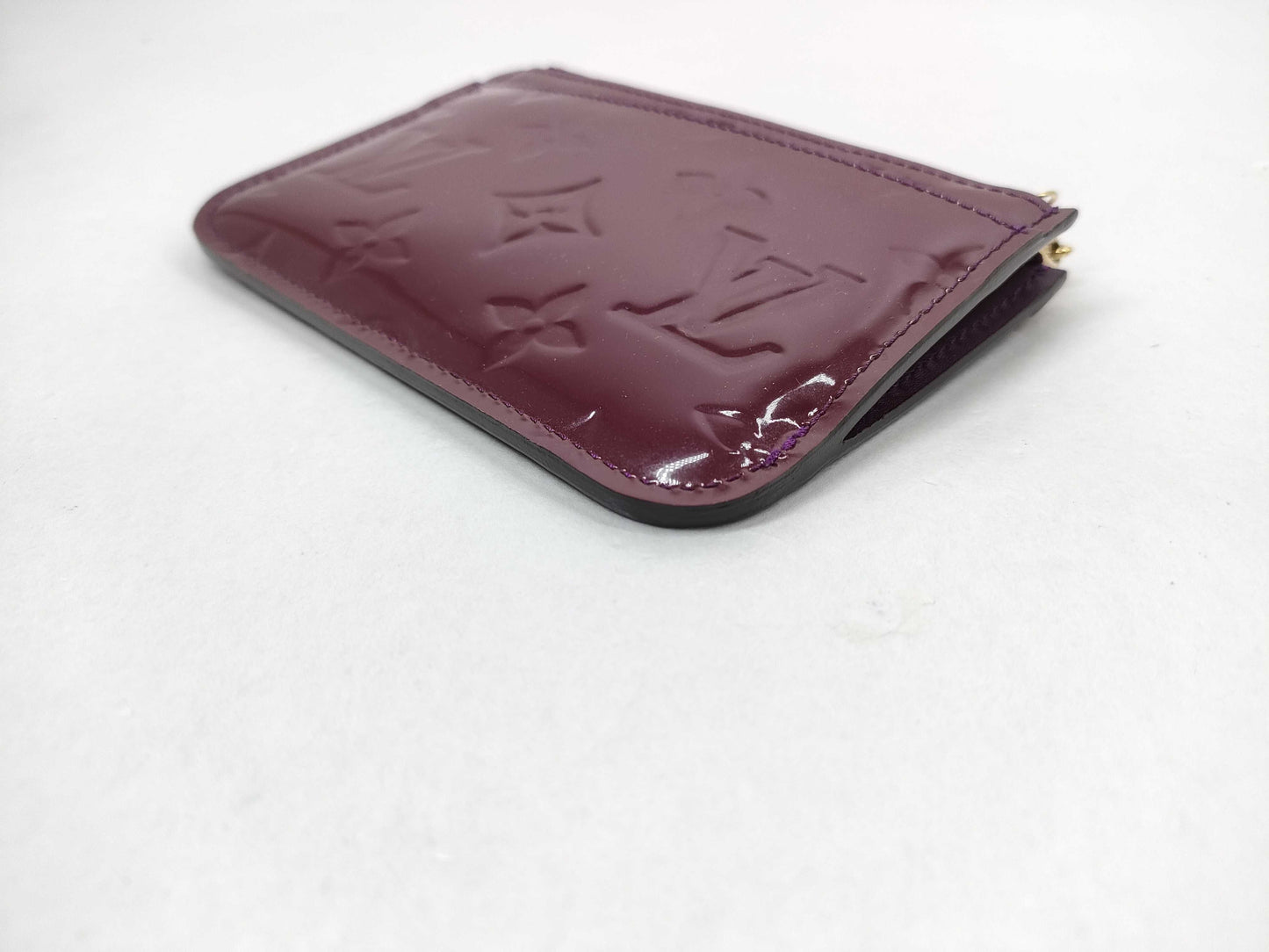 LOUIS VUITTON Vernis M93560/Vernis Pochette Cle Violette Coin Case