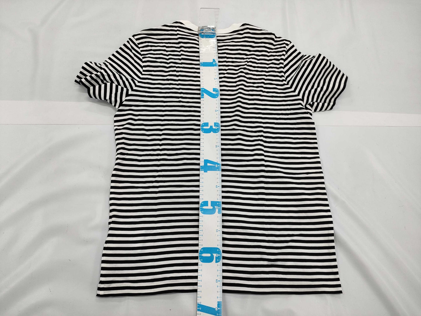 MONCLER Striped Logo T-Shirt *Personalized Tops