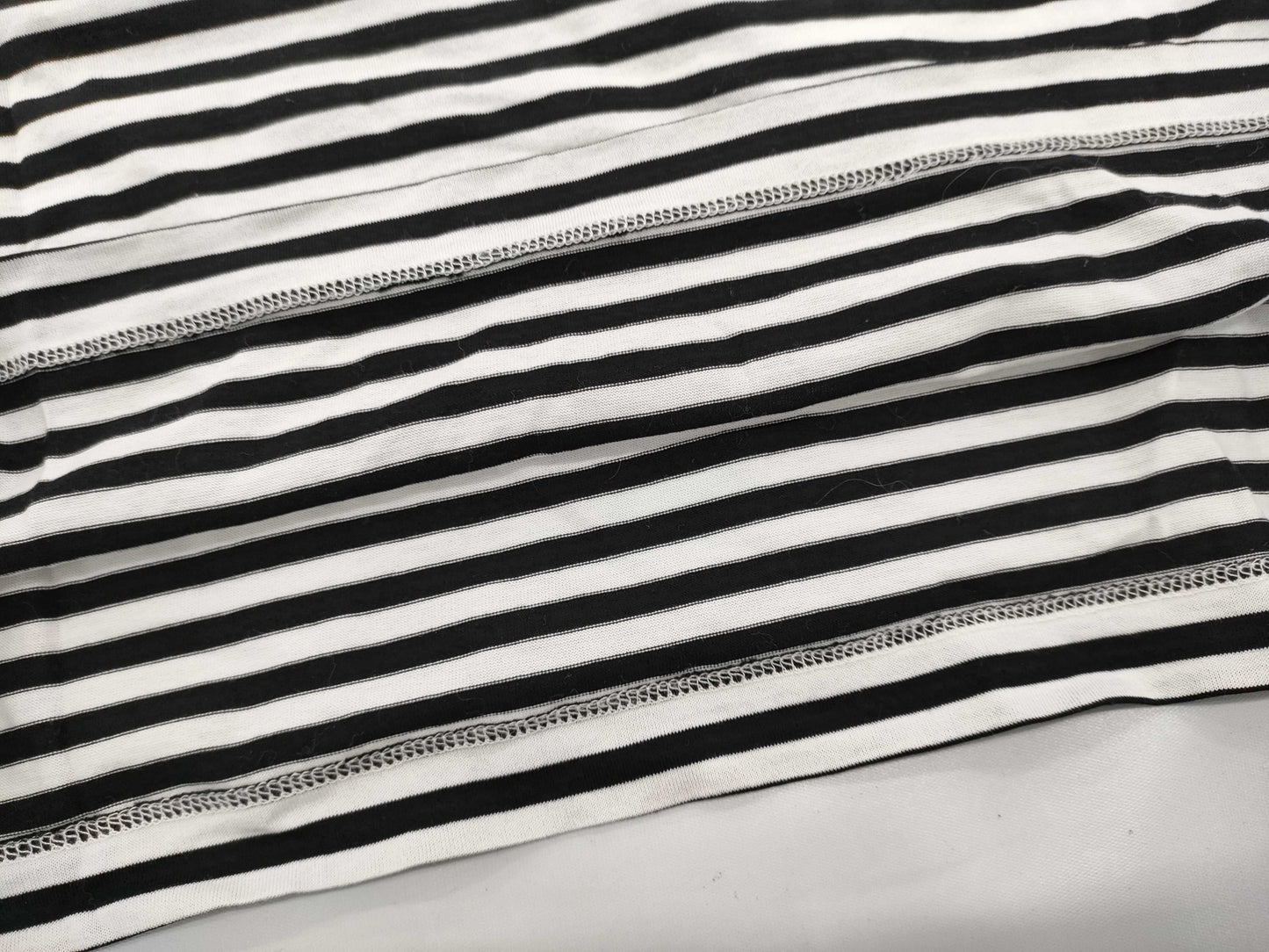 MONCLER Striped Logo T-Shirt *Personalized Tops