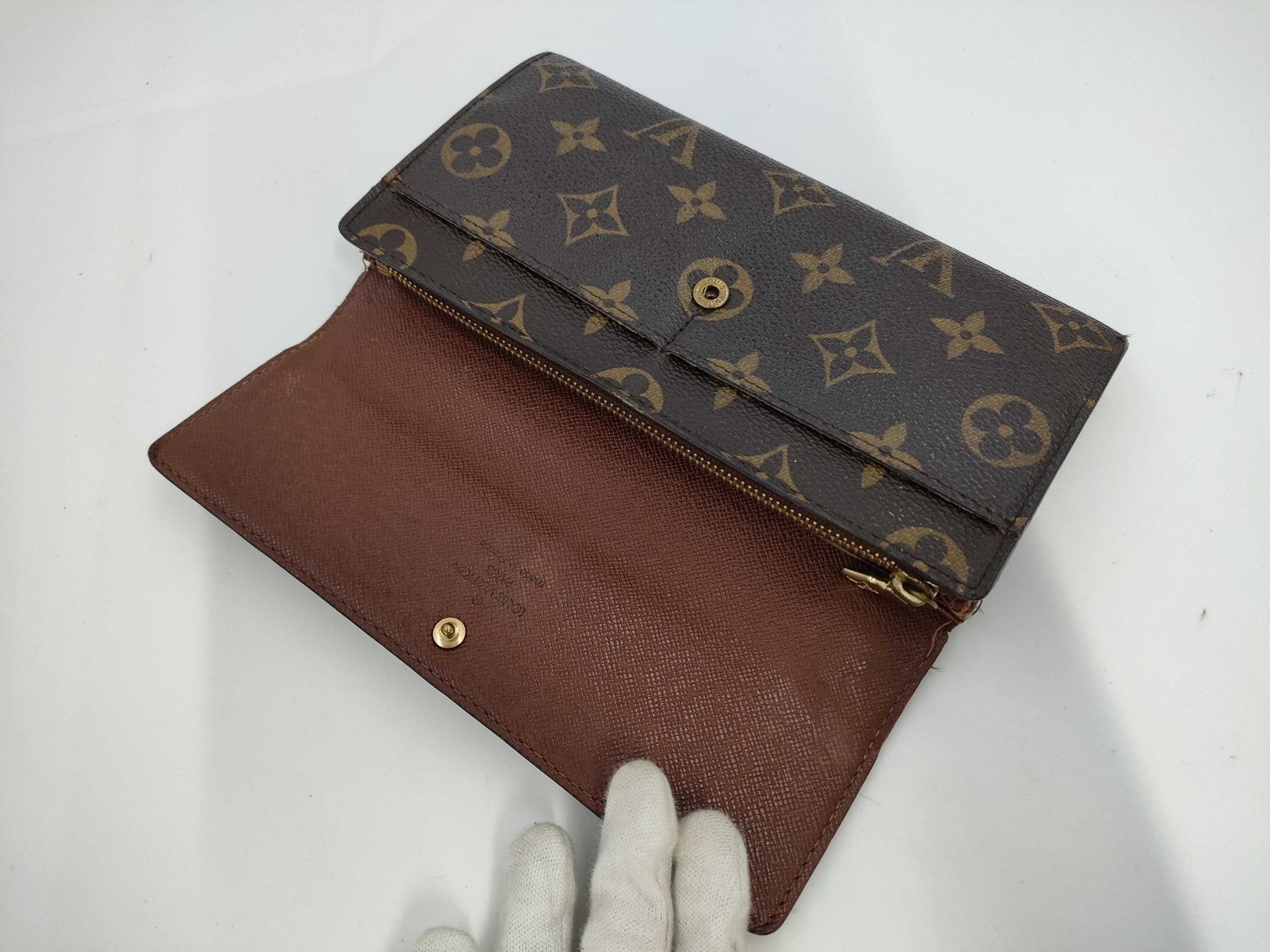 LOUIS VUITTON Monogram Portefeuille Sara M61733 Wallet