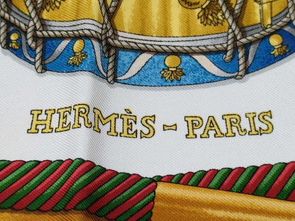 HERMES Carre LES TAMBOURS Scarf