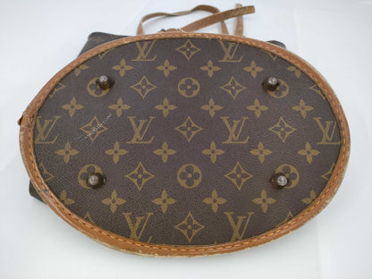 LOUIS VUITTON Monogram T42238 Bucket PM USA Tote Bag