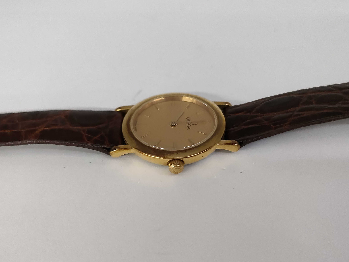 OMEGA Devil Leather Strap Women's Watch