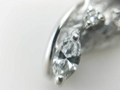 TZ5.01ct D0.27ct K18WG 8.0g Pendant Top 