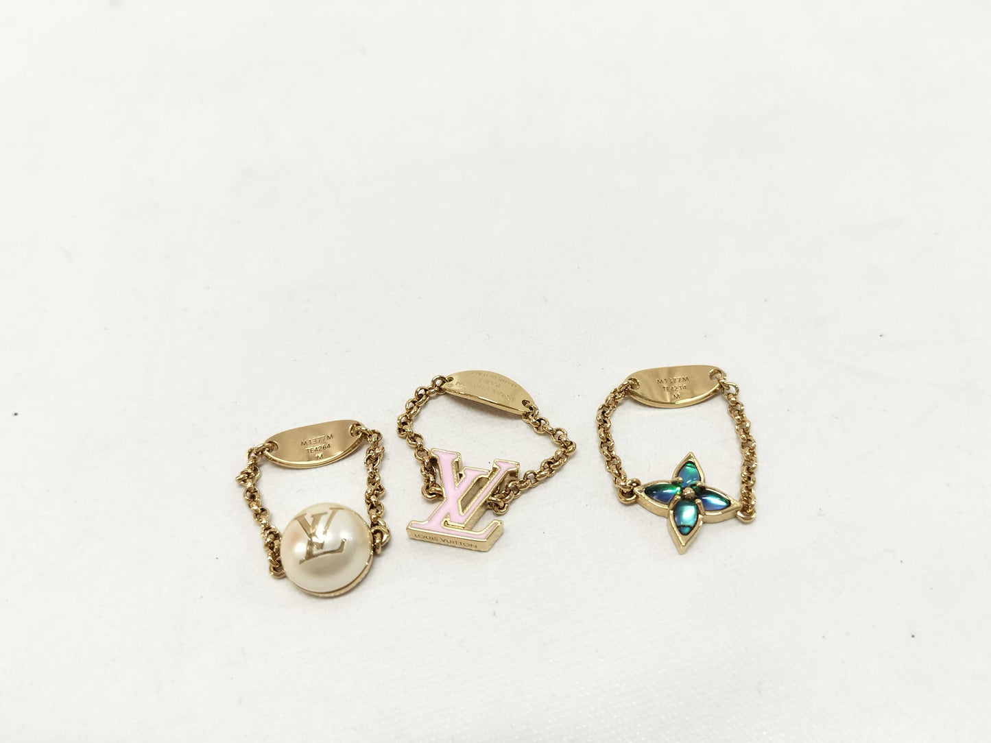 LOUIS VUITTON Set Ring LV Layer Color