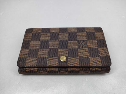 LOUIS VUITTON Damier Porte Monnaie Billet Tresor Wallet