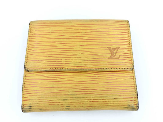 LOUIS VUITTON Epi Portomone Bier Cult Credit Folding Wallet Wallet