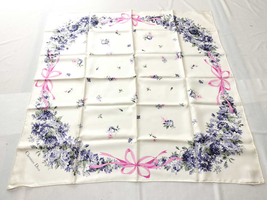 Dior Unused Floral Scarf 