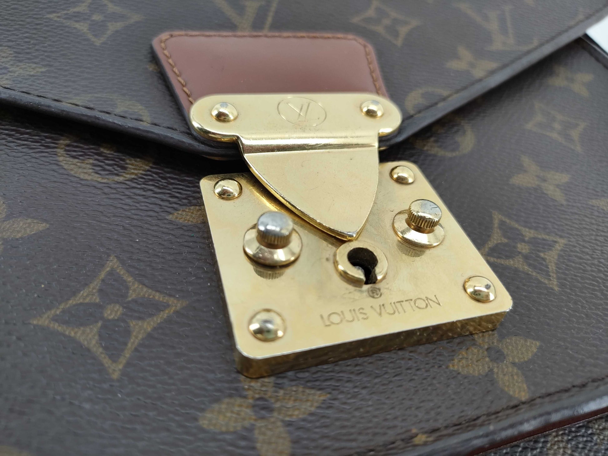 LOUIS VUITTON Monogram Monceau Shoulder Bag