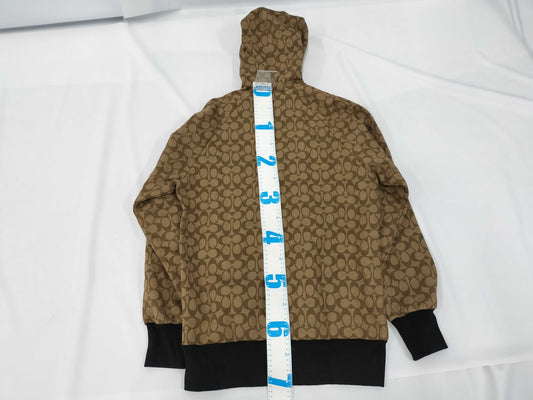 COACH Signature Zip Hoodie XS Size Tagged Top