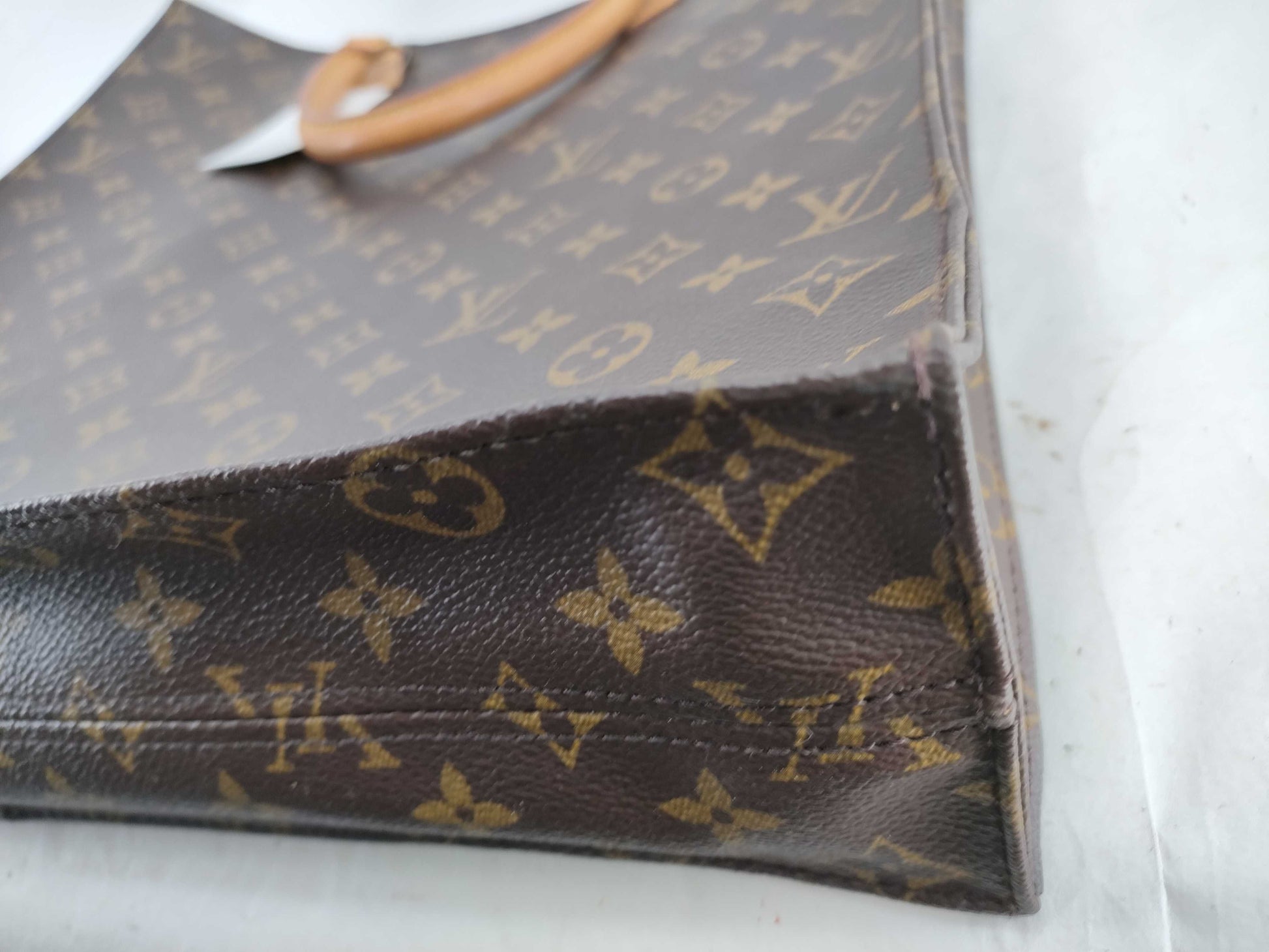 LOUIS VUITTON Monogram M51140 Sac Plat Handbag