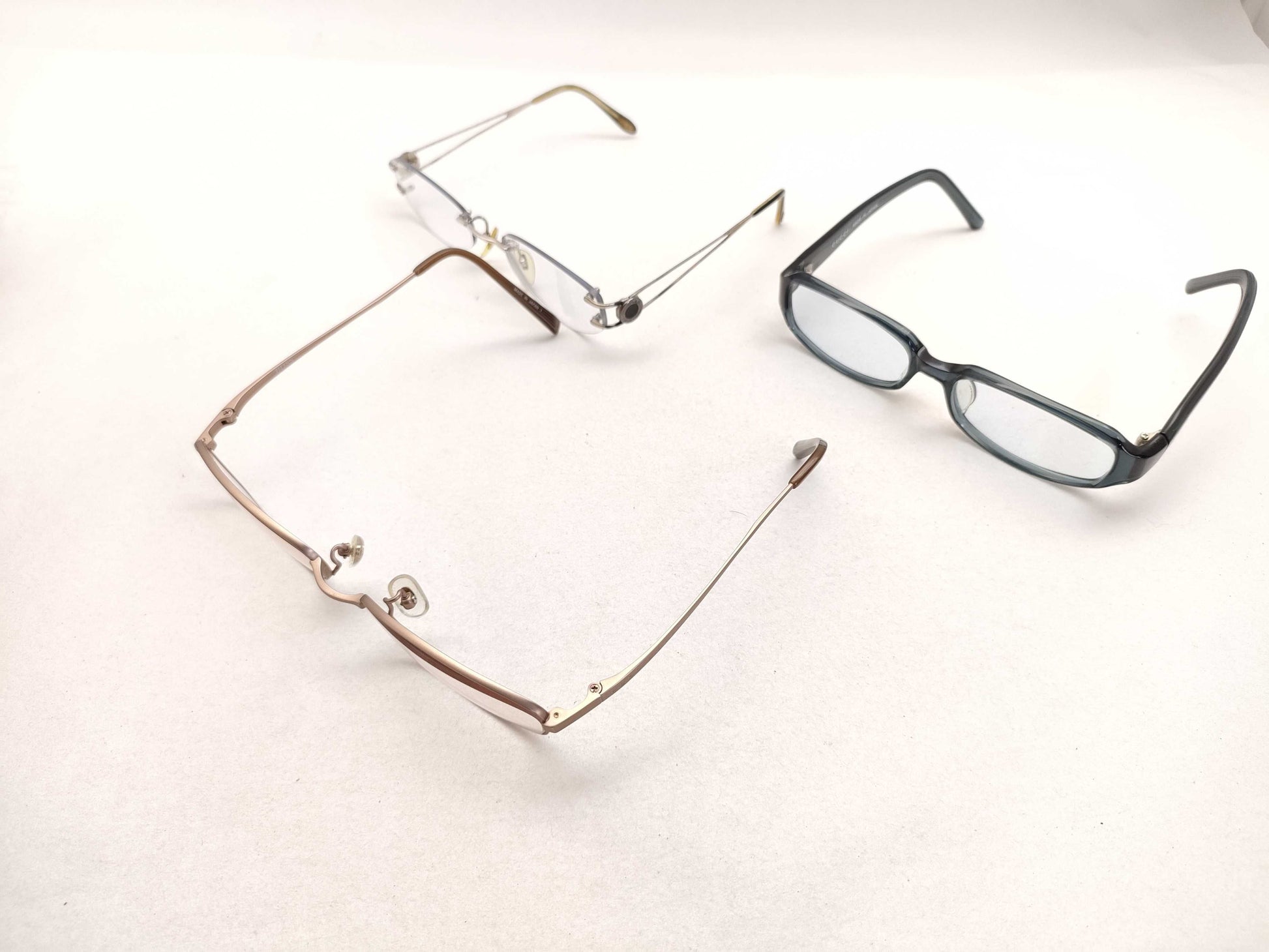 GUCCI/BVLGARI/BOSS Eyeglasses 3-Piece Set Sunglasses/Eyeglasses