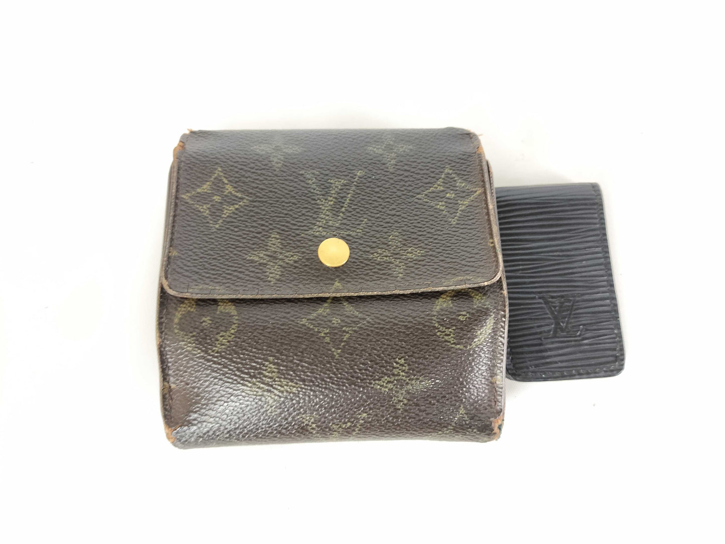 LOUIS VUITTON Monogram *2-piece wallet set