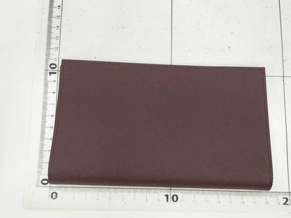 HERMES Ajanda MM Cover Rouge Serie x Cuivable Baikala Wallet