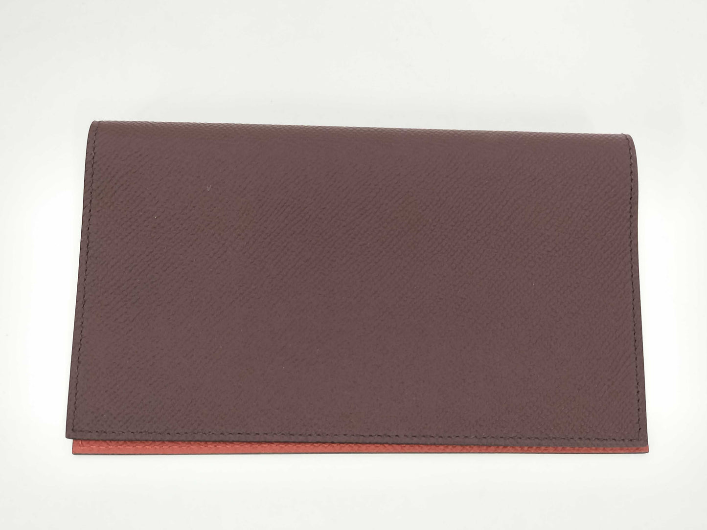 HERMES Ajanda MM Cover Rouge Serie x Cuivable Baikala Wallet