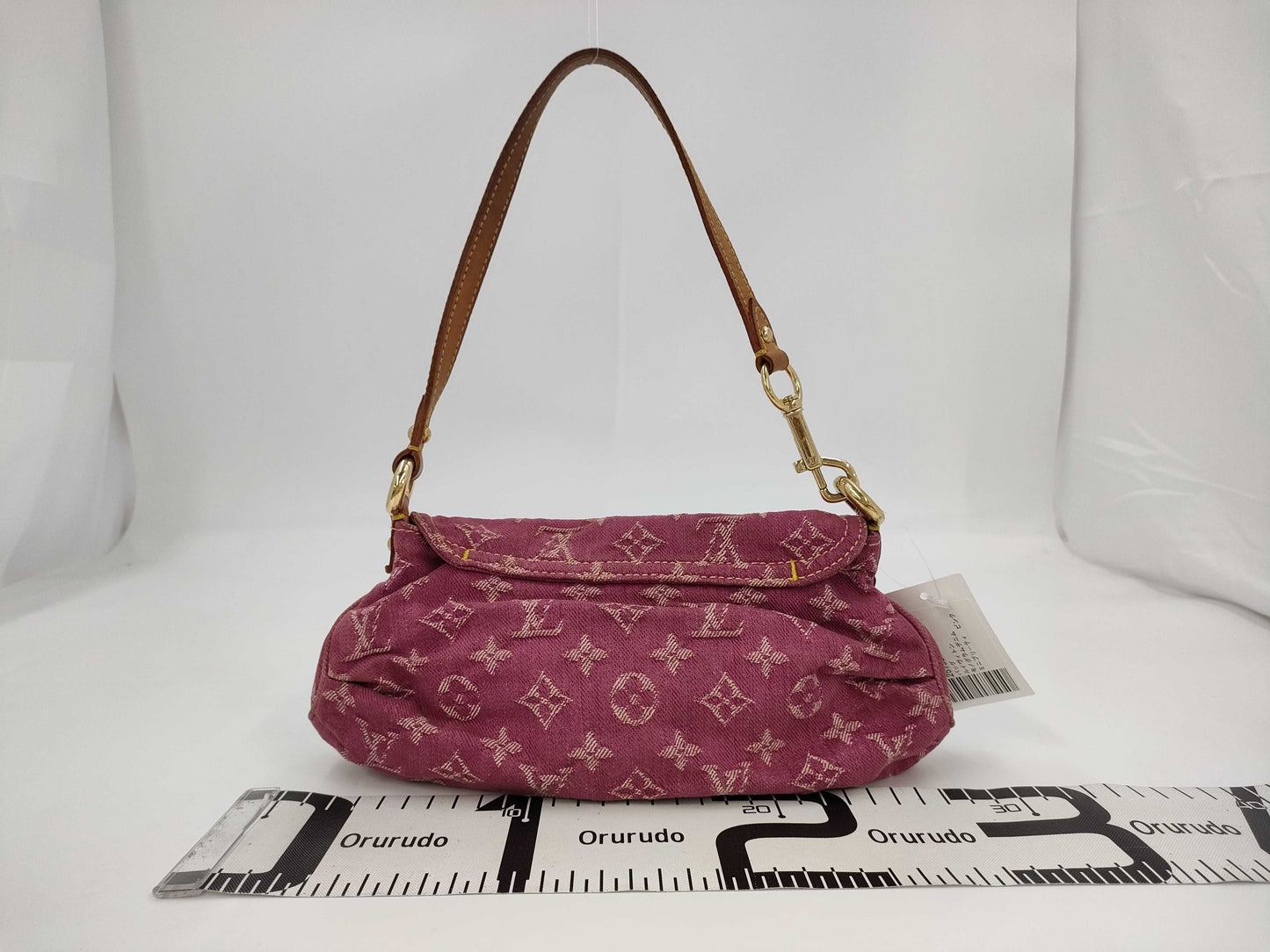 LOUIS VUITTON Monogram Denim Mini Pretty Pink Handbag