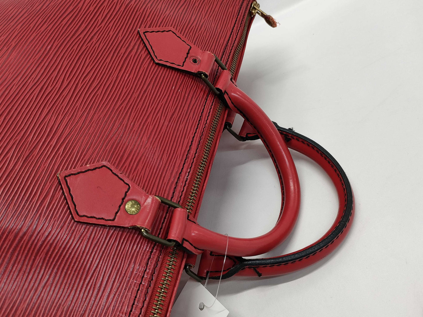 LOUIS VUITTON Epi Speedy Zipper Partial Attachment Handbag