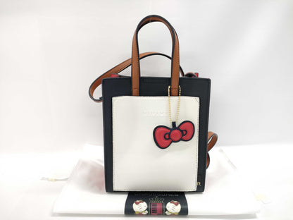 MIHAMA Leather Hello Kitty Collaboration 100th Anniversary Ribbon Shoulder Bag