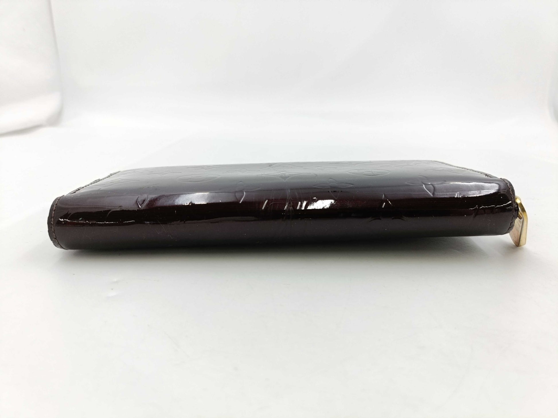LOUIS VUITTON Vernis M93522 Zippy Wallet Amaranth