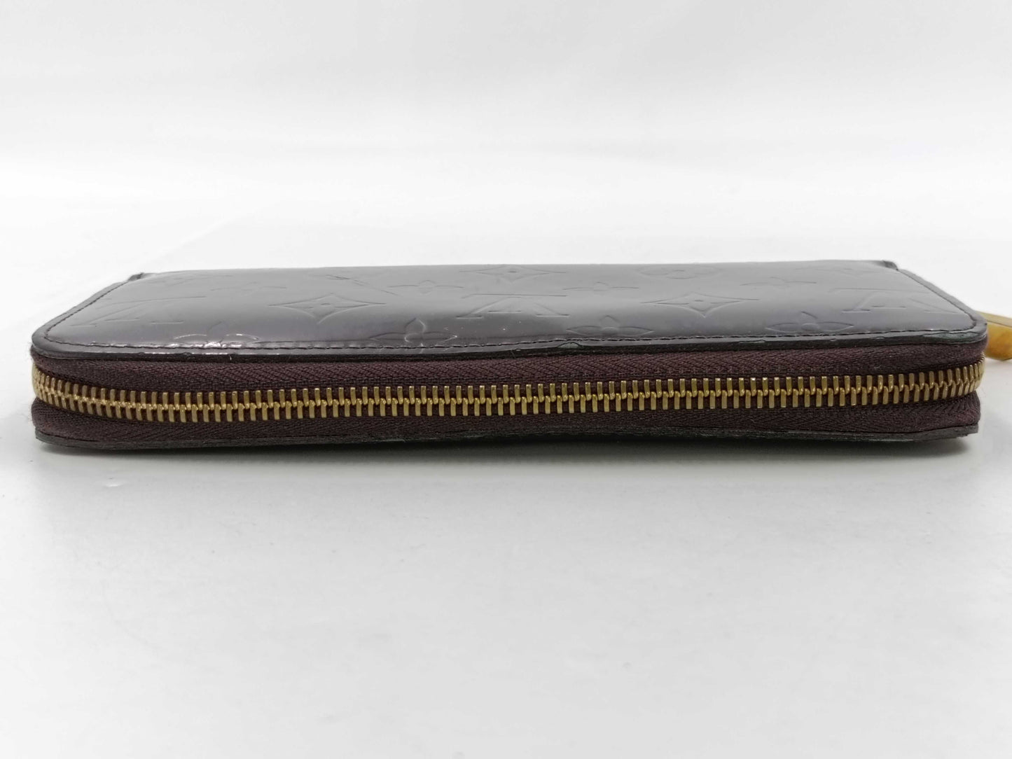 LOUIS VUITTON Vernis M93522 Zippy Wallet Amaranth