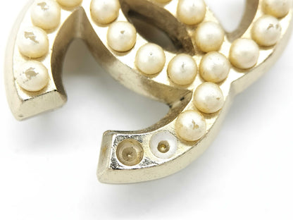 CHANEL Coco Mark Silver Coco Necklace