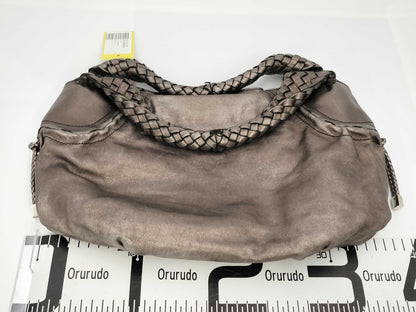 Salvatore Ferragamo Gancini Punched/Leather/Hand Bag