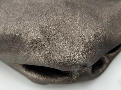 Salvatore Ferragamo Gancini Punched/Leather/Hand Bag