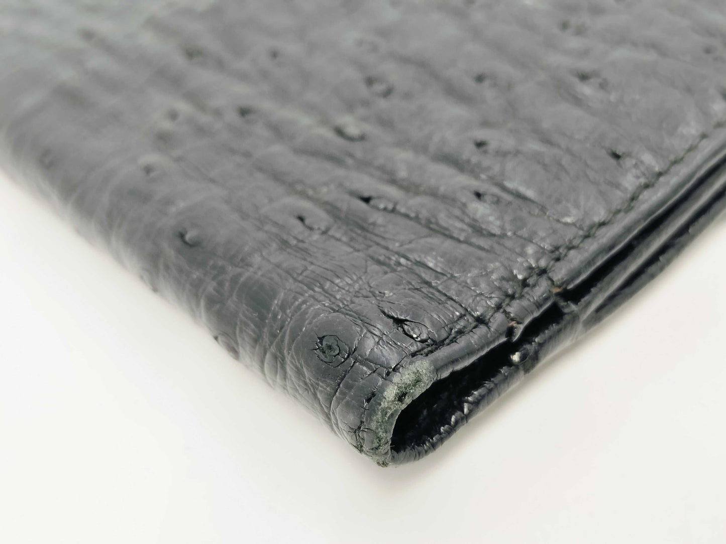 GUCCI Ostrich Long Wallet