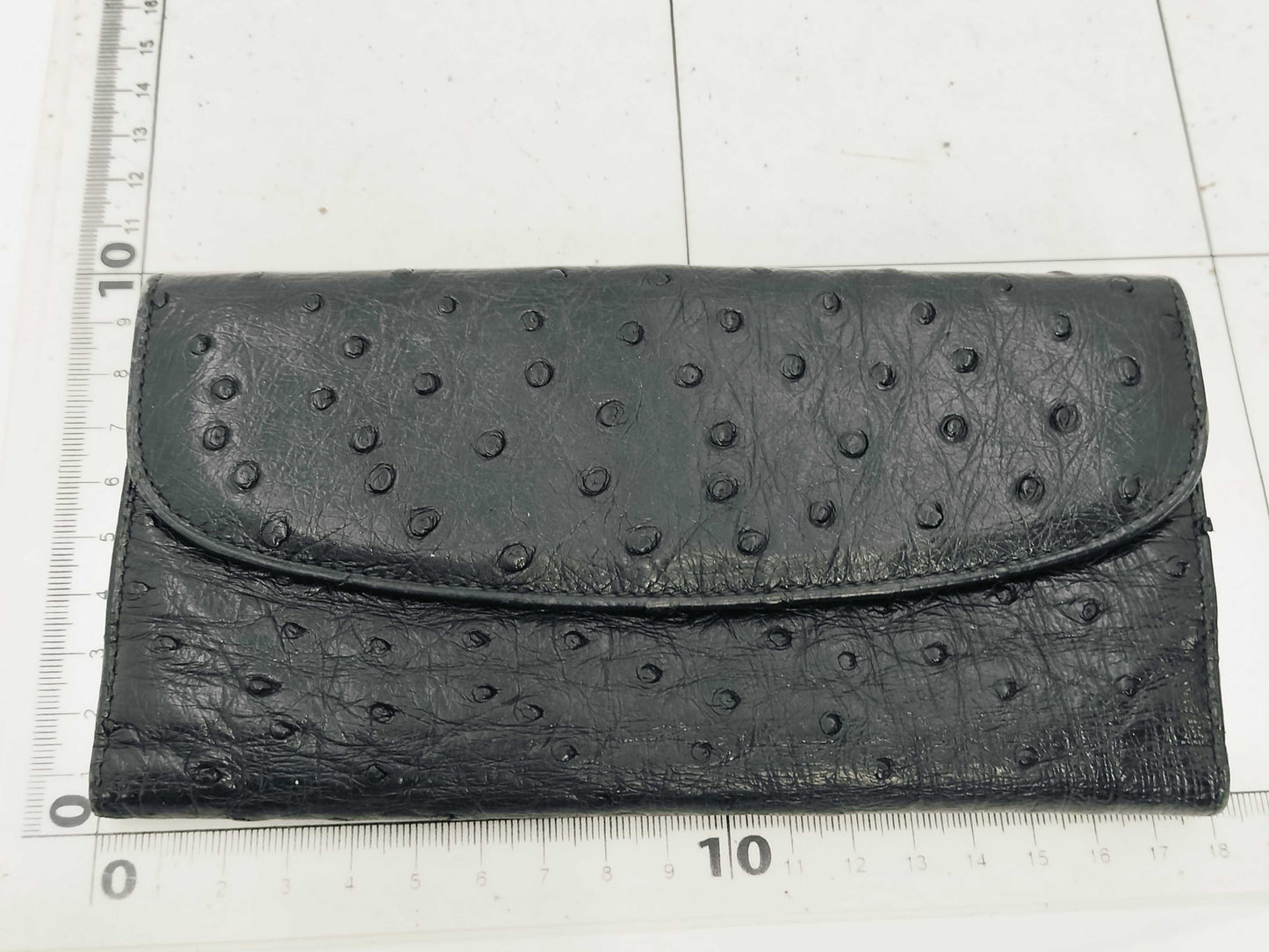 GUCCI Ostrich Long Wallet