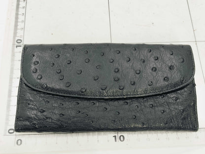GUCCI Ostrich Long Wallet